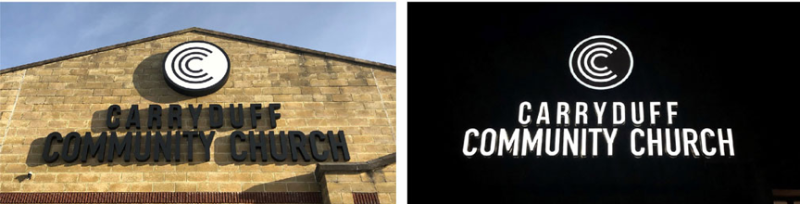 日間一個(gè)樣，黑夜里另1個(gè)樣的發(fā)光標(biāo)志10