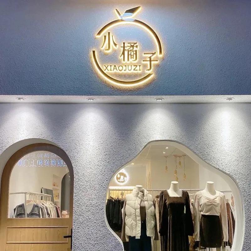 網(wǎng)紅ins商店門頭招牌發(fā)光字裝潢案例共享4