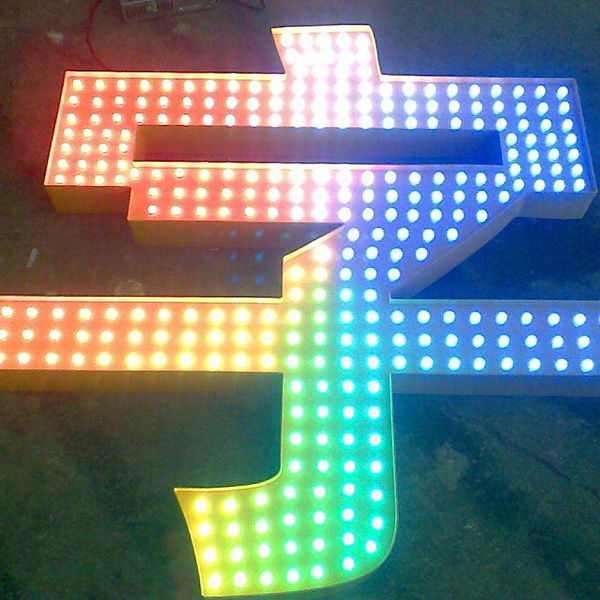 外露點發(fā)光字